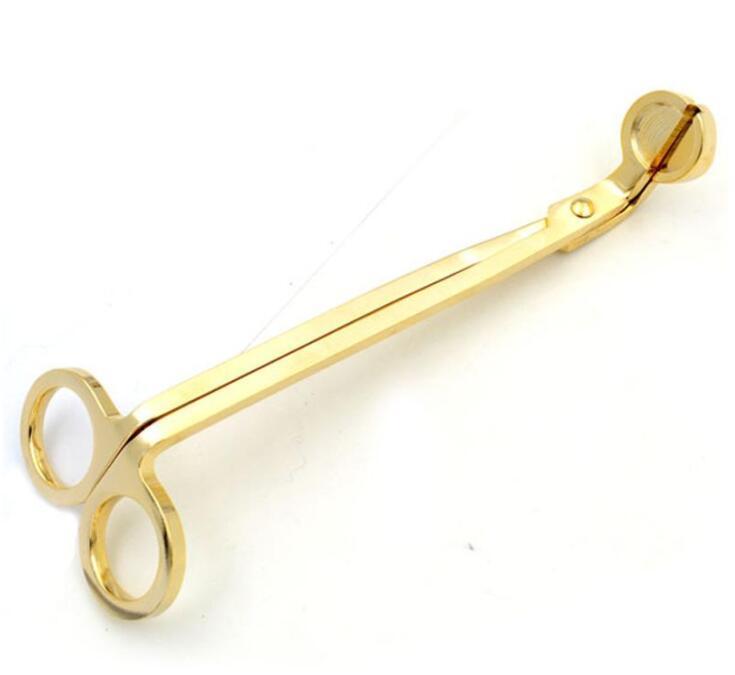 Stainless Steel Snuffers Candle Wick Trimmer Rose Gold Candle Scissors Cutter Candle Wick Trimmer Oil Lamp Trim scissor Cutter DHL