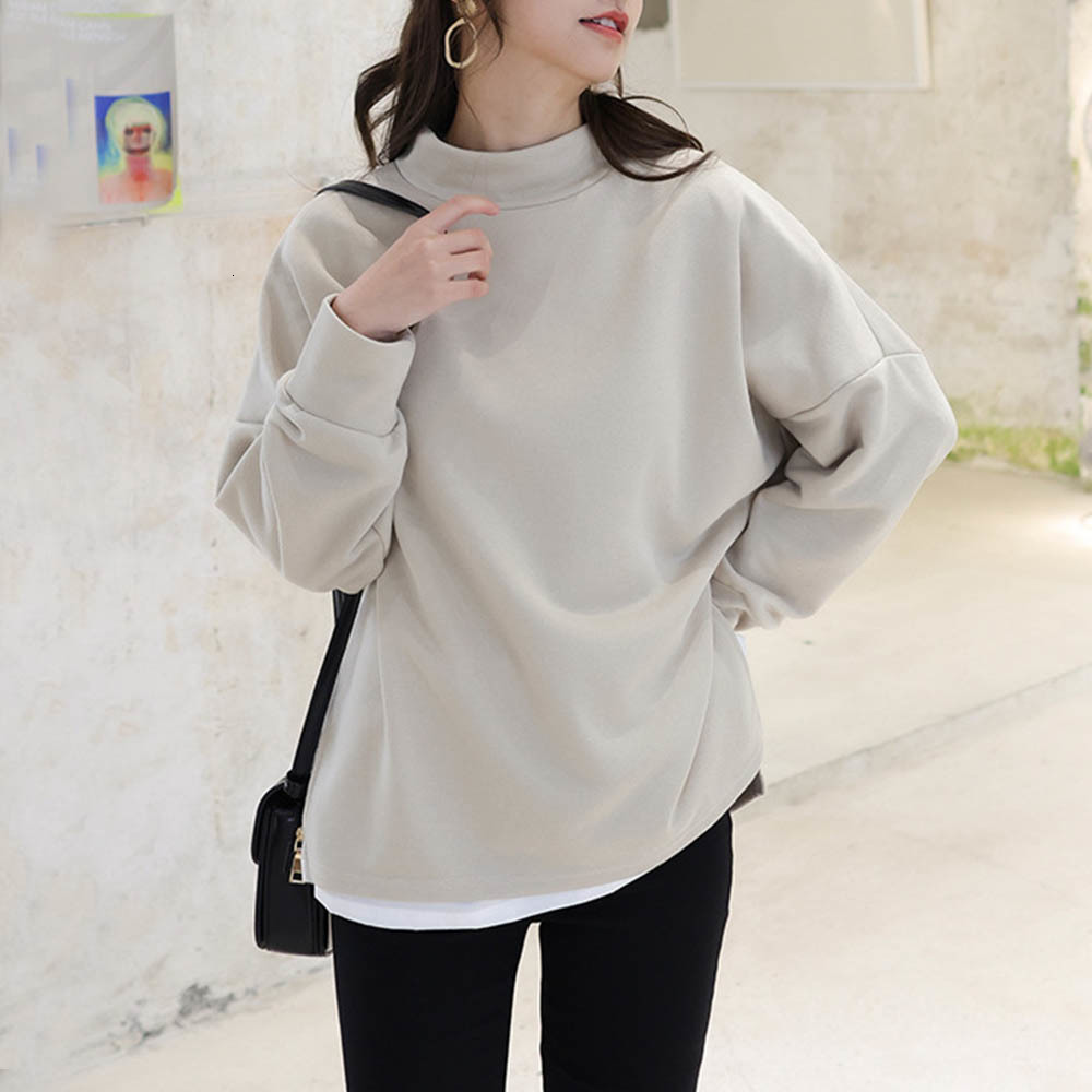 Brand New Label 2021 Sweet Long Sleeve Half High Collar Cotton Pine Wild Color Pure T-shirt 1ka8, Turquoise
Brand New Label 2021 Sweet Long Sleeve Half High Collar Cotton Pine Wild Color Pure T-shirt 1ka8, Turquoise