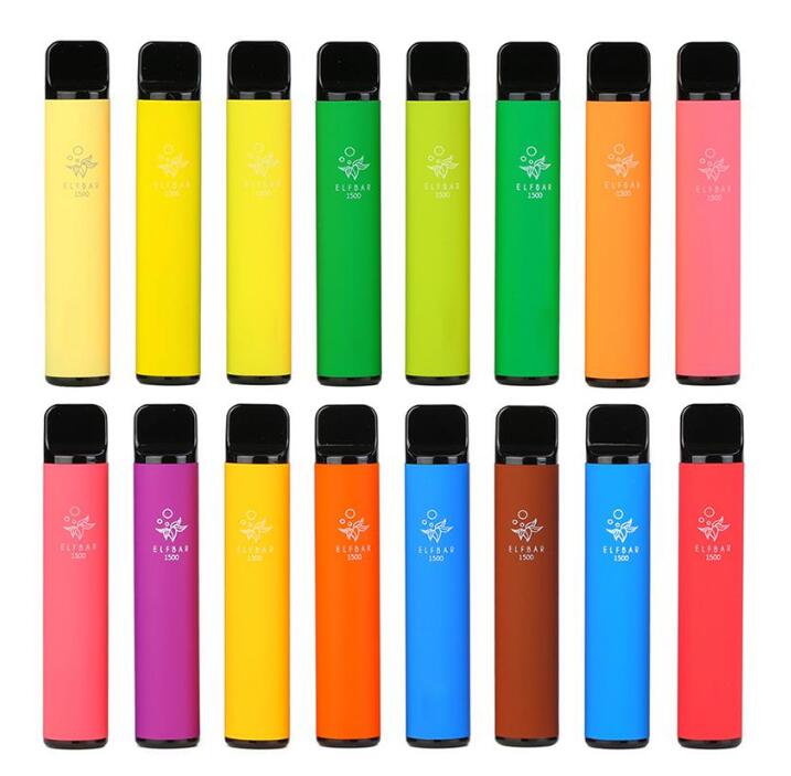 Elf Bar 1500 Puffs E Cigarette Disposable Vape pen 850mAh Battey 3.2ml Pods vaporizer vs puff Air bars bang xxl
Elf Bar 1500 Puffs E Cigarette Disposable Vape pen 850mAh Battey 3.2ml Pods vaporizer vs puff Air bars bang xxl
