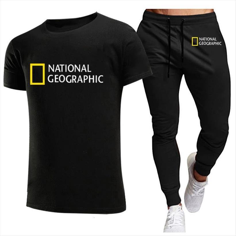 summer national geographic mens tracksuits t shirt pants suit track sportswear short sleeved 2 piece set, Gray
summer national geographic mens tracksuits t shirt pants suit track sportswear short sleeved 2 piece set, Gray