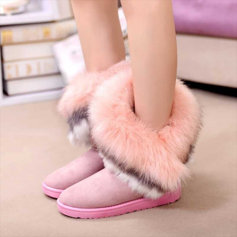 Boots Winter Warm Women Fur Snow Shoes Flats Ankle 2021 Fashion Black Round Toe Casual Slip On Ladies
Boots Winter Warm Women Fur Snow Shoes Flats Ankle 2021 Fashion Black Round Toe Casual Slip On Ladies