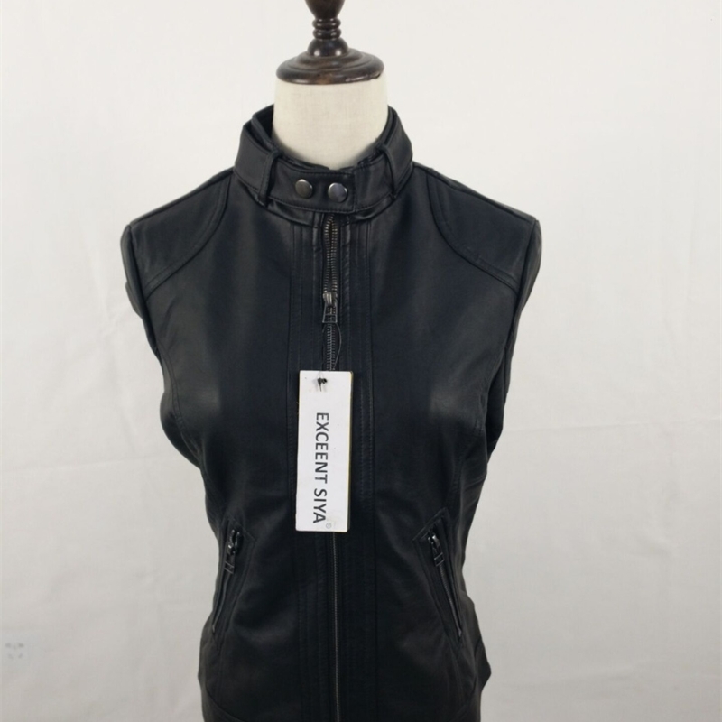 Fashion New Womens Jacket European Fashion Leather Jacket Cleaning Single PU Leather Motorcycle Temale Womens Leat T200212