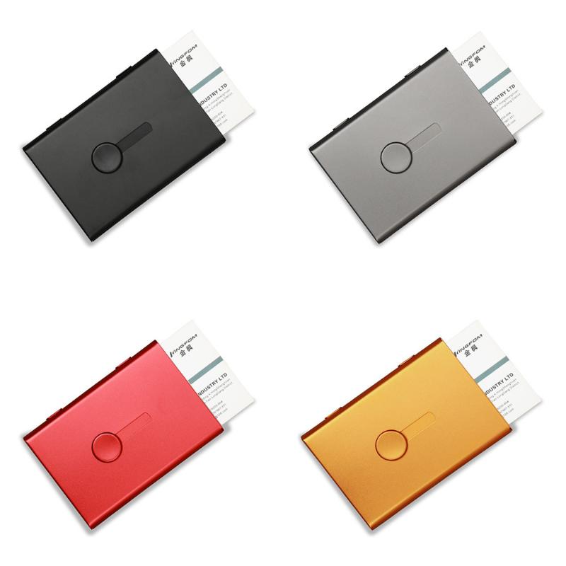 Wallets 1PC Men Business Card Holder Metal Unisex Ultra Thin Credit ID Wallet Hand Push Case Bank Membership Package Organizer, Red;black
Wallets 1PC Men Business Card Holder Metal Unisex Ultra Thin Credit ID Wallet Hand Push Case Bank Membership Package Organizer, Red;black