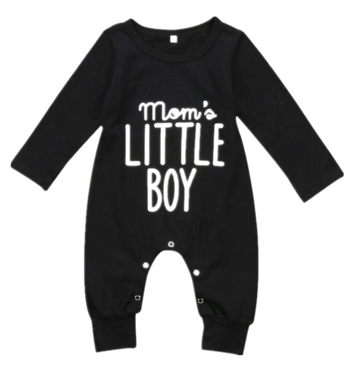 Designer Jumpsuit Brand New Toddler Infant Baby Boys Romper Long Sleeve Jumpsuit Playsuit Little Boy Outfits Black Cloth
Designer Jumpsuit Brand New Toddler Infant Baby Boys Romper Long Sleeve Jumpsuit Playsuit Little Boy Outfits Black Cloth