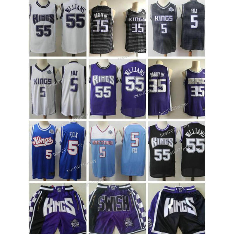 De'Aaron 5 Fox Basketball Jerseys Marvin 35 Bagley III Jason 55 Williams Shorts jersey, 11
De'Aaron 5 Fox Basketball Jerseys Marvin 35 Bagley III Jason 55 Williams Shorts jersey, 11