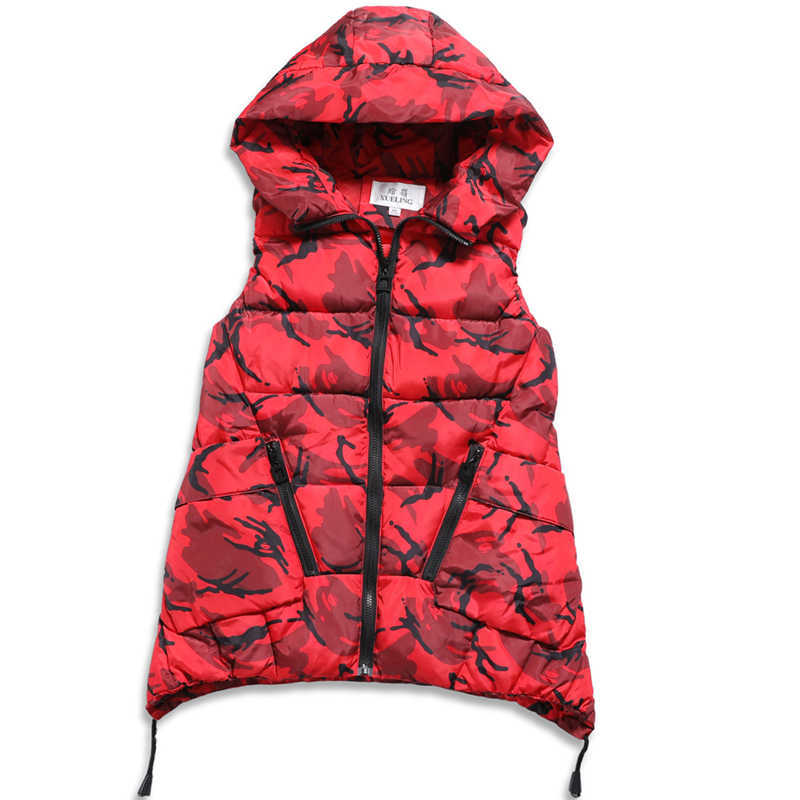 Autumn And Winter Women Vest Thick Student Cotton Coats Plus Size 5XL Lady Clothing Warm 210819