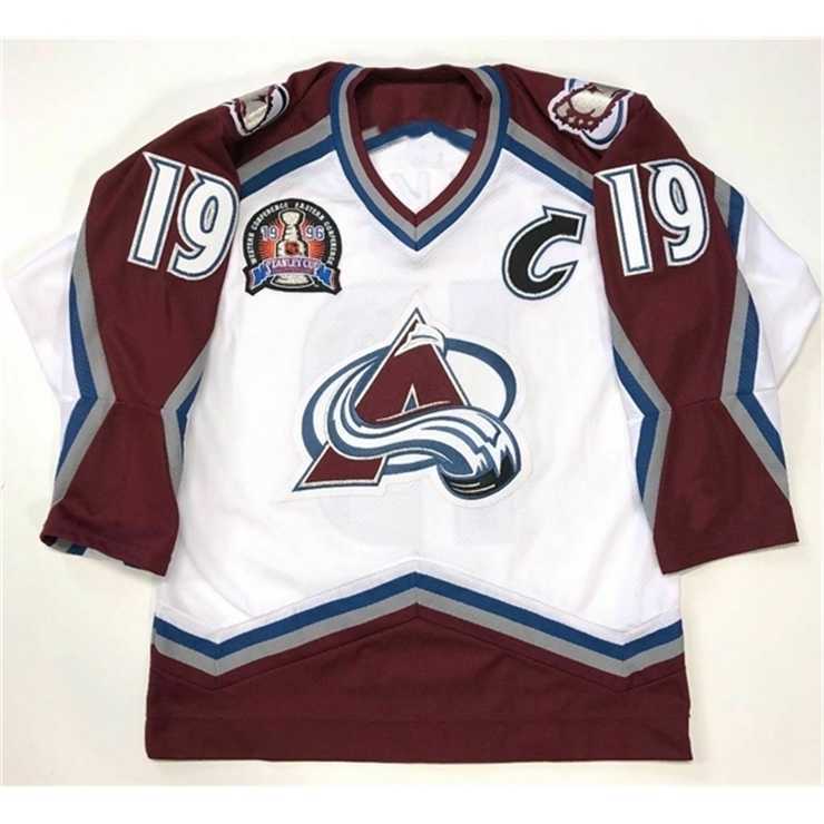 Vin374040Vintage 1996 Stanley Cup Joe Sakic Colorado Avalanche White Embroidered Hockey Jerseys Customize any Name and digit jersey, As 2
Vin374040Vintage 1996 Stanley Cup Joe Sakic Colorado Avalanche White Embroidered Hockey Jerseys Customize any Name and digit jersey, As 2