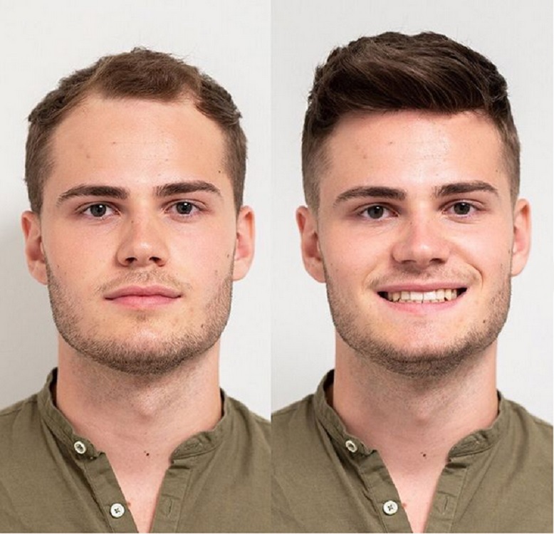 Q6 Toupee For Men Lace & PU Base Human Hair Replacement System Unit Toupee 6"