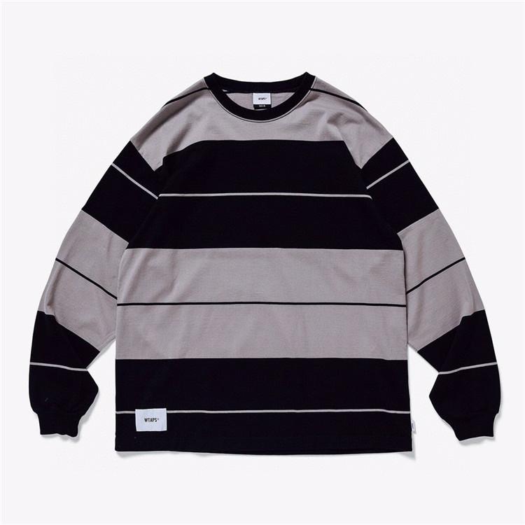 Men's Hoodies & Sweatshirts Round Neck Sweater And Women's Spring Autumn Thin Striped Couple Hedging Long-sleeved T-shirt Wtaps, Black
Men's Hoodies & Sweatshirts Round Neck Sweater And Women's Spring Autumn Thin Striped Couple Hedging Long-sleeved T-shirt Wtaps, Black