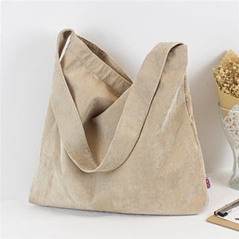 Shoulder Bags Women Corduroy Bag Large Capacity Simple Vintage Canvas Messenger Female Solid Soft Cloth Handbag Big Tote, White
Shoulder Bags Women Corduroy Bag Large Capacity Simple Vintage Canvas Messenger Female Solid Soft Cloth Handbag Big Tote, White