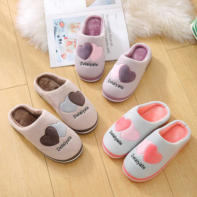 Winter slippers lovely lovers home cotton slippers non slip thick sole indoor warm Plush Soft men's and women's cotton slippers H0827, Purple
Winter slippers lovely lovers home cotton slippers non slip thick sole indoor warm Plush Soft men's and women's cotton slippers H0827, Purple
