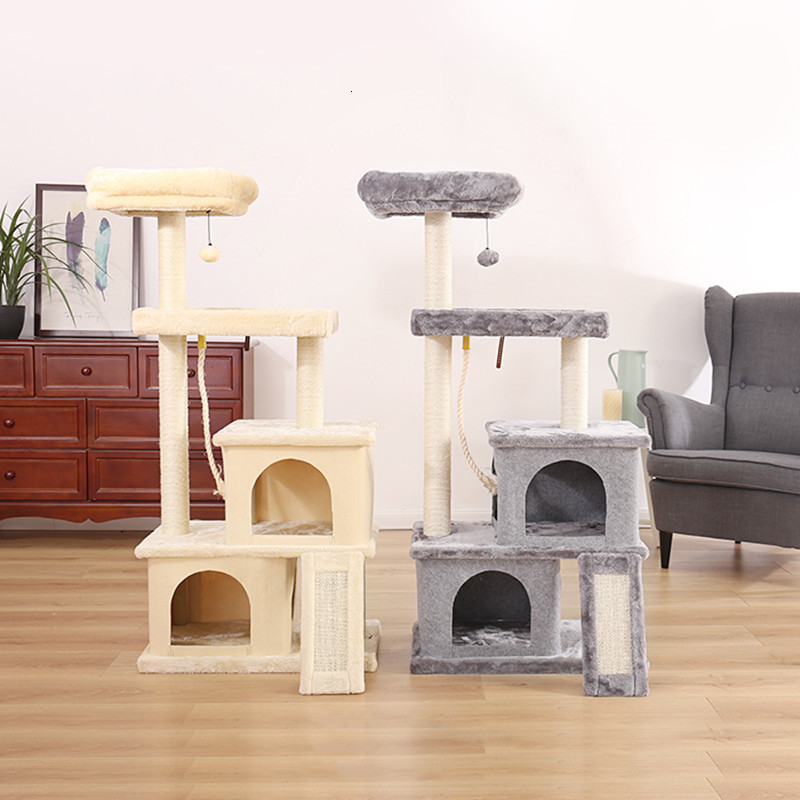 2021 New Tree Tower Multi-level Cat with Sisal-covered Trees Scratching Posts Plush Poles Condominium for Cats and Pets 8ldm 
2021 New Tree Tower Multi-level Cat with Sisal-covered Trees Scratching Posts Plush Poles Condominium for Cats and Pets 8ldm