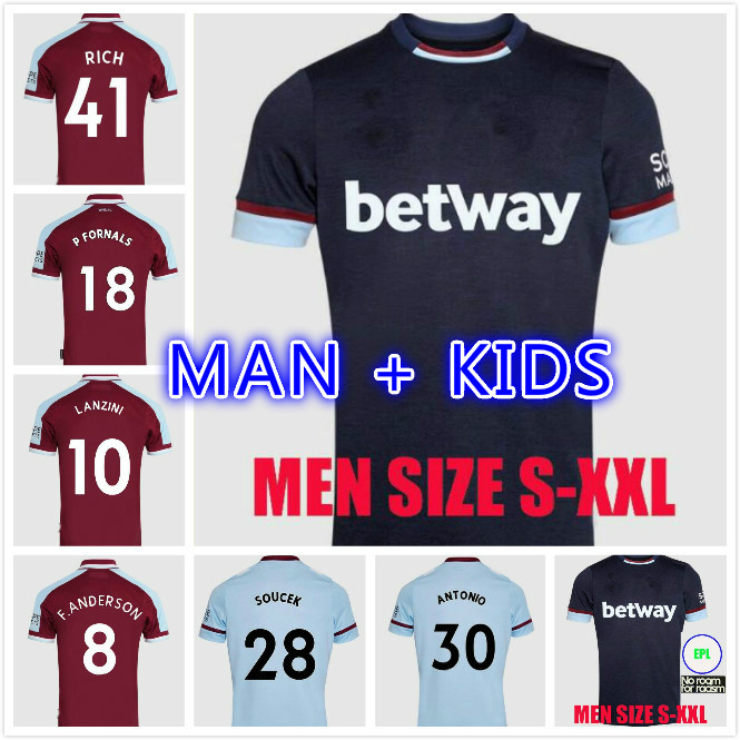 men kids kit 21 22 West Soccer Jerseys Ham 2021 2022 United Home Away YARMOLENKO LANZINI NOBLE BOWEN ANTONIO Football Shirt FORNALS CRESSWELL Jersey LINGARD, Kids size
men kids kit 21 22 West Soccer Jerseys Ham 2021 2022 United Home Away YARMOLENKO LANZINI NOBLE BOWEN ANTONIO Football Shirt FORNALS CRESSWELL Jersey LINGARD, Kids size