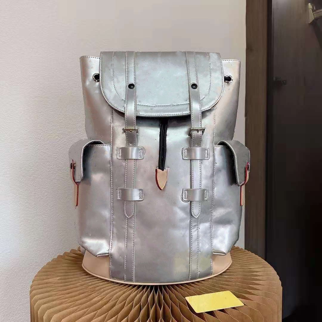 Silver Girls Backpack Bags Boys Unisex Style Travel Bag Embossed Rucksack Men Handbag Women Designer Stylish School Backpacks, Customize
Silver Girls Backpack Bags Boys Unisex Style Travel Bag Embossed Rucksack Men Handbag Women Designer Stylish School Backpacks, Customize