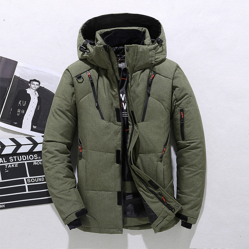 High Quality Down Jacket Male Winter Parkas Men White Duck Down Jacket Hooded Outdoor Thick Warm Padded Snow Coat Oversize M-4XL 201225