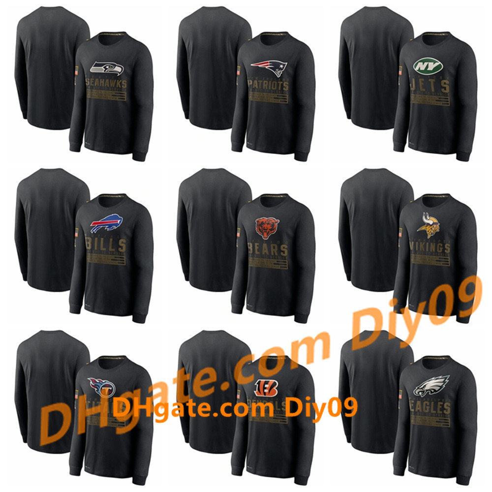 2021 Men Women Youth Chicago Bears Jets Bills Eagles Salute to Service Sideline Performance Long T-shirt, With all sign
2021 Men Women Youth Chicago Bears Jets Bills Eagles Salute to Service Sideline Performance Long T-shirt, With all sign