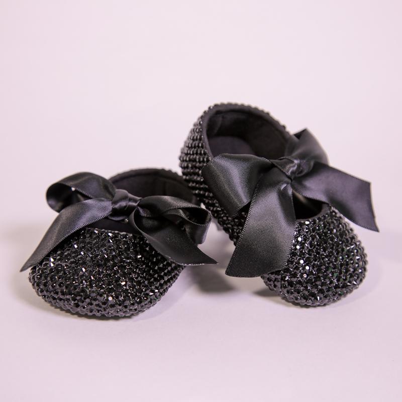 First Walkers Luxury All Covered Black Sparkle Rhinestone Ribbon Bow Lace Up For 0-18M Princess Baby Girls Red Bottom Dollbling Foot Wear
First Walkers Luxury All Covered Black Sparkle Rhinestone Ribbon Bow Lace Up For 0-18M Princess Baby Girls Red Bottom Dollbling Foot Wear