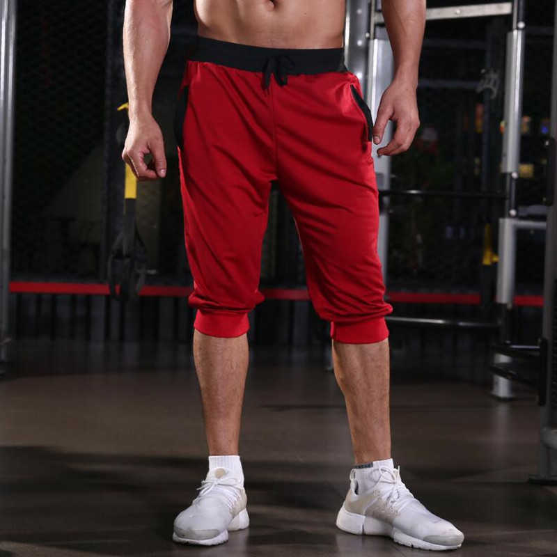 2021 Summer Men's Casual Men's Knee Long Shorts Color Patchwork Jogging Shorts Sports Men's Bermuda Shorts P0806
