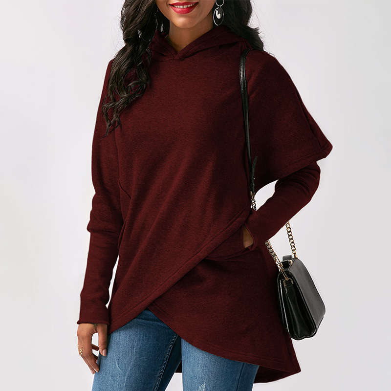 Women Hoodies Sweatshirts Autumn Winter Plus Size 3XL Solid Hooded Long Sleeve Female Pullovers Pocket Casual Lady Hoodie 201102