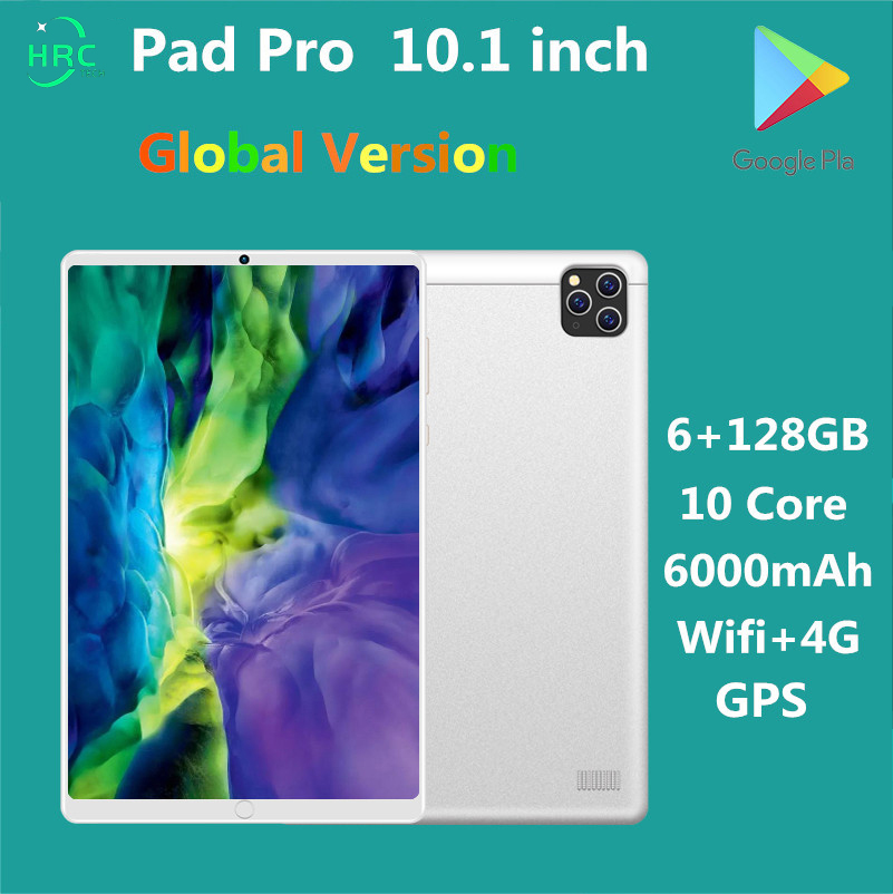 Pad Pro Tablets 10 .1 inch 6GB RAM 128GB ROM tablet Android 10.0 tablete 4G LTE phonecall tablets 6000mAh Tablet pc, Choose
Pad Pro Tablets 10 .1 inch 6GB RAM 128GB ROM tablet Android 10.0 tablete 4G LTE phonecall tablets 6000mAh Tablet pc, Choose