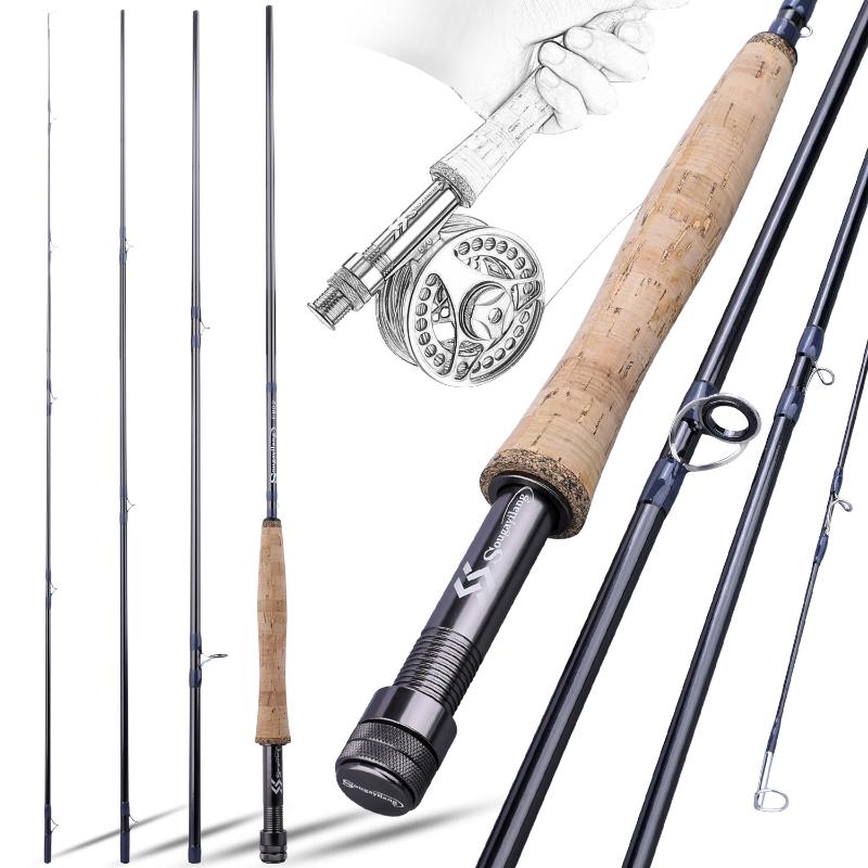 Boat Fishing Rods Sougayilang UltraLight Portable 9ft Rod EVA / Metal Handle 2.7M #5 #8 Fast Action River Lake Tackle
Boat Fishing Rods Sougayilang UltraLight Portable 9ft Rod EVA / Metal Handle 2.7M #5 #8 Fast Action River Lake Tackle