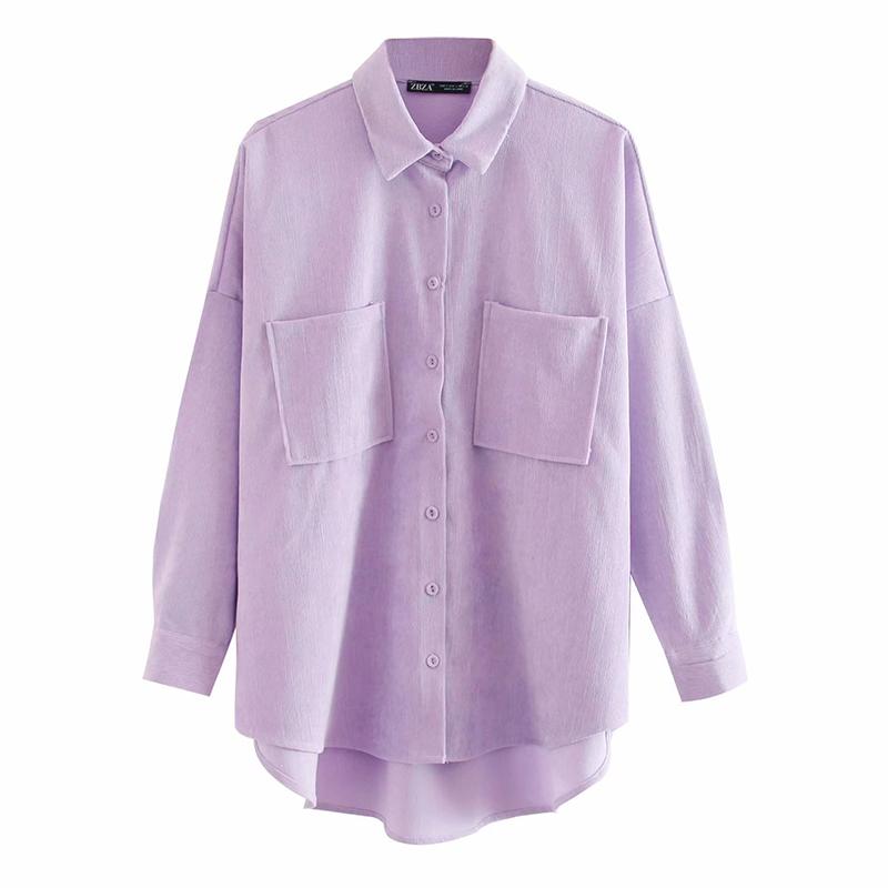 Women's Blouses & Shirts Women 2022 Fashion Pockets Oversized Corduroy Vintage Long Sleeve Asymmetric Loose Female Chic Tops, White
Women's Blouses & Shirts Women 2022 Fashion Pockets Oversized Corduroy Vintage Long Sleeve Asymmetric Loose Female Chic Tops, White