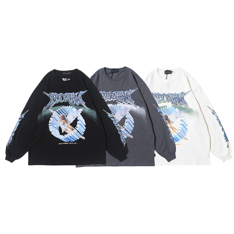 Aolamegs Sweatshirt Men Cute Printed Men Pullover Casual Style Ancient Culture Painting O-neck Baggy All-match Cozy Streetwear 201114