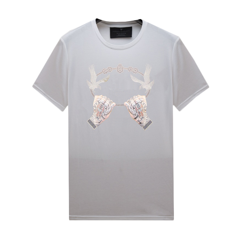 Personalised Mens Rhinestone Designer T Shirts with Multiple Designs White - Casual Short Sleeve Tops Tee for Summer, 308
Personalised Mens Rhinestone Designer T Shirts with Multiple Designs White - Casual Short Sleeve Tops Tee for Summer, 308