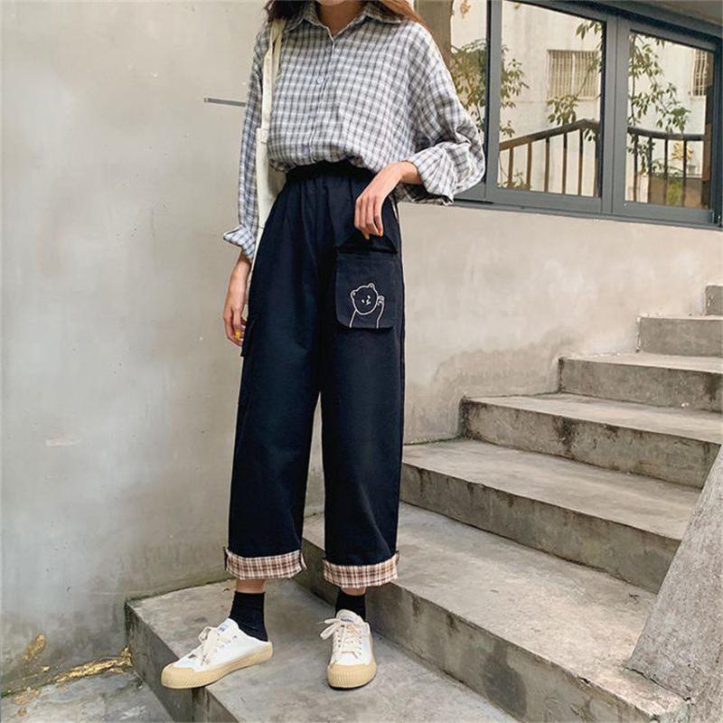 Women's Pants & Capris Winter Wide Leg Loog Female Autumn Cargo Trousers Streetwear Cute Loose Harajuku Women Fashion Casual Oversize, Black;white
Women's Pants & Capris Winter Wide Leg Loog Female Autumn Cargo Trousers Streetwear Cute Loose Harajuku Women Fashion Casual Oversize, Black;white