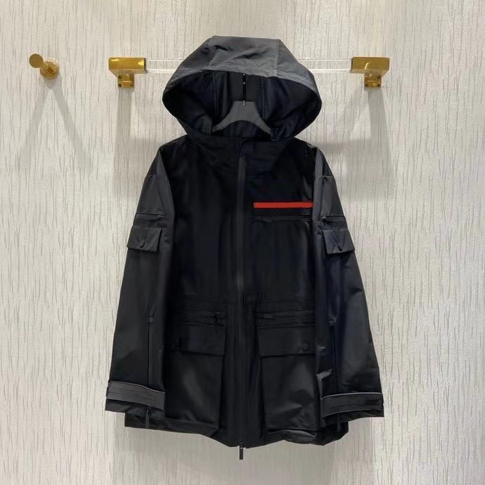 Women Jacket Hooded With Letter Budge Zippers Spring Summer Sun Protection Coat Outwears Sport Jackets Windbreaker 3 Options For Lady Slim Think Coats, Black long
Women Jacket Hooded With Letter Budge Zippers Spring Summer Sun Protection Coat Outwears Sport Jackets Windbreaker 3 Options For Lady Slim Think Coats, Black long