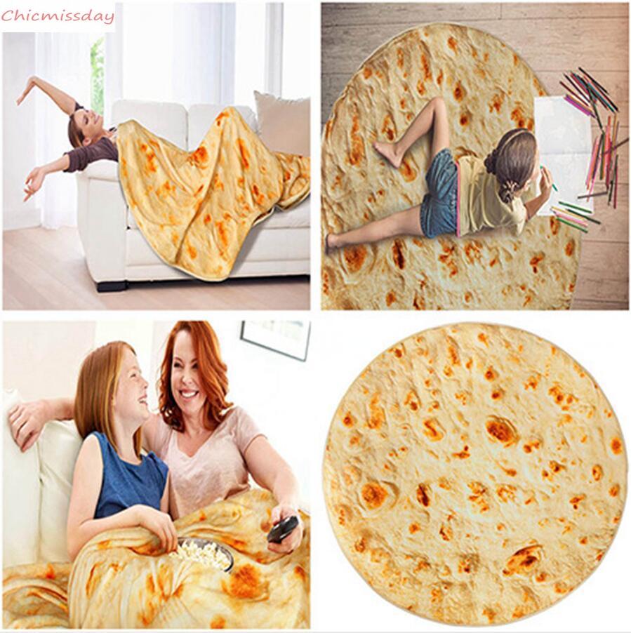 150cm Mexican Burrito Blanket Tortilla Household Blankets Adult Child Comfortable Food Throw Blankets Bedspreads
150cm Mexican Burrito Blanket Tortilla Household Blankets Adult Child Comfortable Food Throw Blankets Bedspreads
