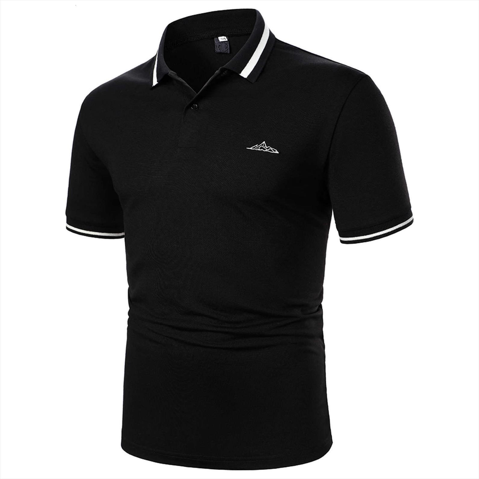 shirt short sleeve men polo embroidery blouse cloth casual business slim homme male, White;black
shirt short sleeve men polo embroidery blouse cloth casual business slim homme male, White;black
