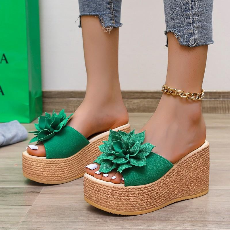 Sandals Summer Women's Fashion Slope Heel High Heels Comfortable Open Toes Slip On Flowers Ladies Sandy Beach Slippers 2021, Pink
Sandals Summer Women's Fashion Slope Heel High Heels Comfortable Open Toes Slip On Flowers Ladies Sandy Beach Slippers 2021, Pink