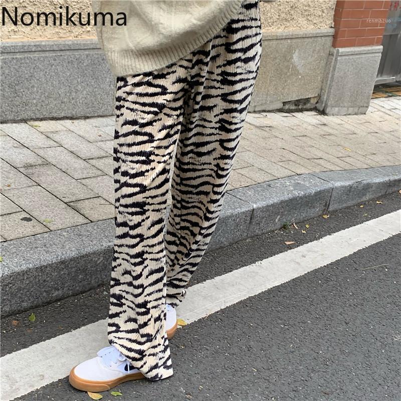 Women's Pants & Capris Nomikuma Korean Zebra Striped Women Causal Stretch High Waist Long Trousers 2021 Wide Leg Pantalones Mujer 6D063, Black;white
Women's Pants & Capris Nomikuma Korean Zebra Striped Women Causal Stretch High Waist Long Trousers 2021 Wide Leg Pantalones Mujer 6D063, Black;white