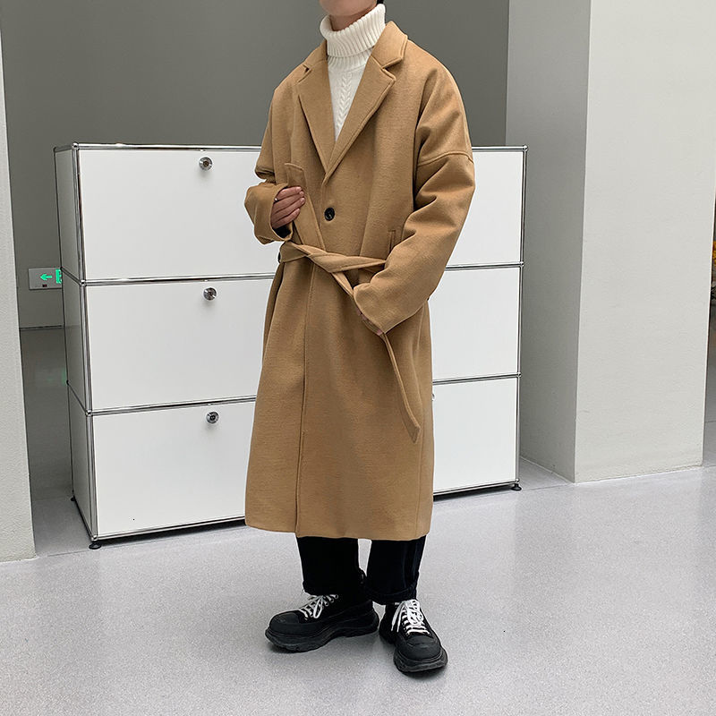 2021 New Korean Long Men's Fashion Casual Oversized Men Loose Autumn Winter Woolen Trench Coat Mens Overcoat Vjyv, Khaki
2021 New Korean Long Men's Fashion Casual Oversized Men Loose Autumn Winter Woolen Trench Coat Mens Overcoat Vjyv, Khaki