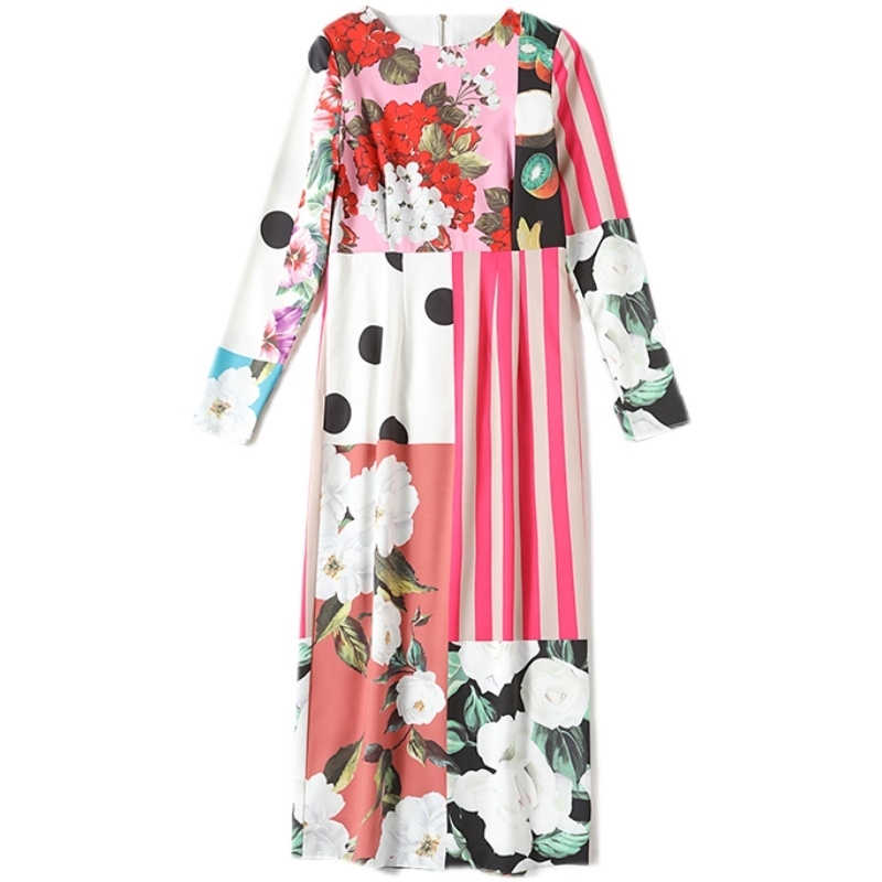 Banulin Runway Summer Midi Dress Women Long Sleeve Stripe Polka dot Floral Print Slim Female Beach Vintage Bodycon 210603, Mixed color
Banulin Runway Summer Midi Dress Women Long Sleeve Stripe Polka dot Floral Print Slim Female Beach Vintage Bodycon 210603, Mixed color