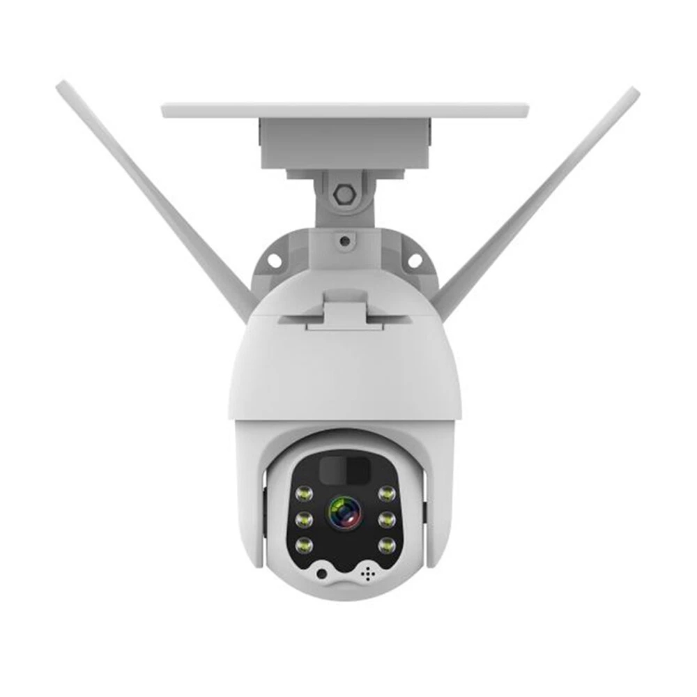 Xiaovv 1080P Wireless Security IP Camera Outdoor Pan Tilt WiFi Spotlight Solar Battery Powered Full-color Night Vision Motion Detect for Hom