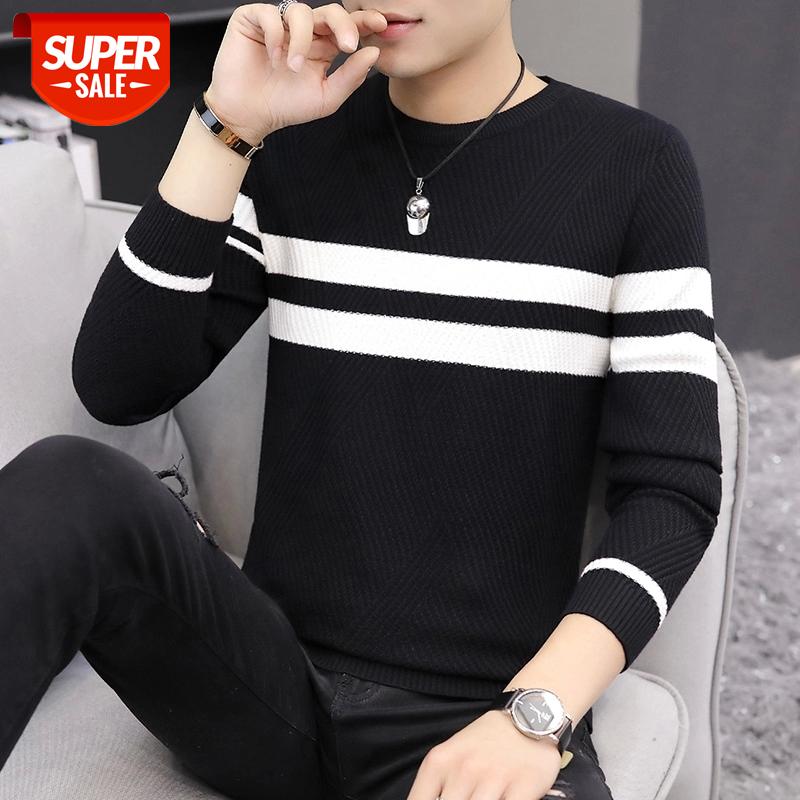 2020 Sweater Men's Clothing Fall Winter Long Sleeve Plus Size Knitted Clothes High Quality Korean Style Fashion Man Striped Tops #mK9d, White;black
2020 Sweater Men's Clothing Fall Winter Long Sleeve Plus Size Knitted Clothes High Quality Korean Style Fashion Man Striped Tops #mK9d, White;black