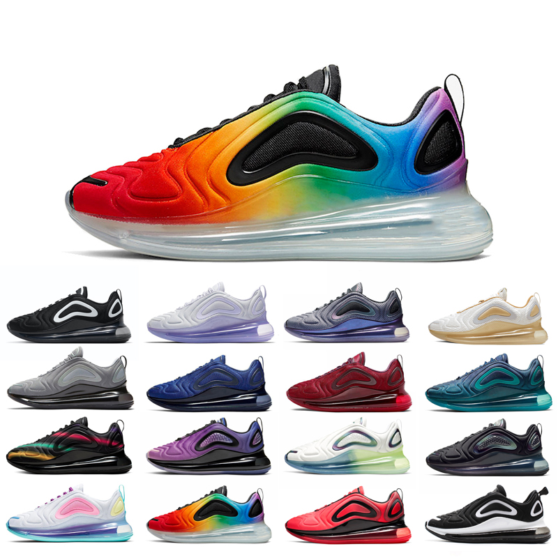 Original Running Shoes 720 True Aqua Powder Black Red Bold Branding Bubble Cool Midnight Navy Nightshade Oreo Oxygen Purple Sunrise Sunset Volt Rainbow Fashion