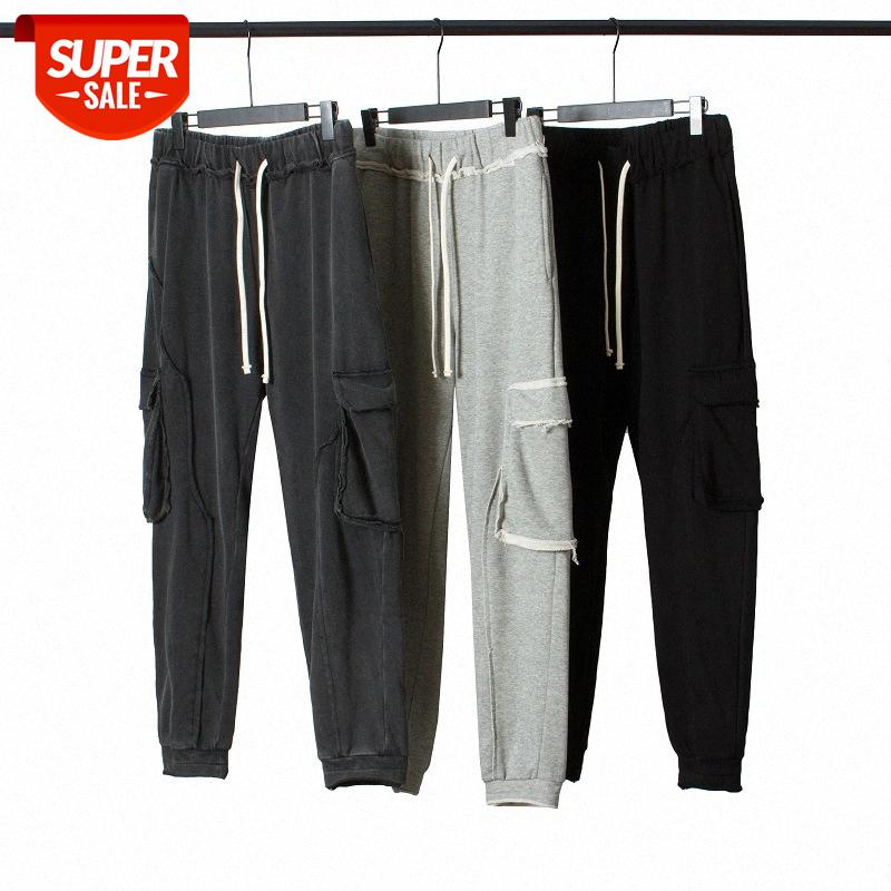 INS hip-hop washed and old raw edge big pocket sports pants solid color trousers men #618k, Black
INS hip-hop washed and old raw edge big pocket sports pants solid color trousers men #618k, Black