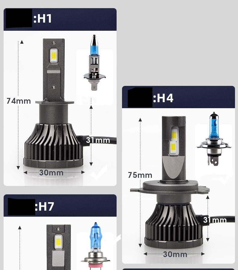 2005-2017 Lexus ES special led headlights far and near beam headlights modified strong light super bright bulbs