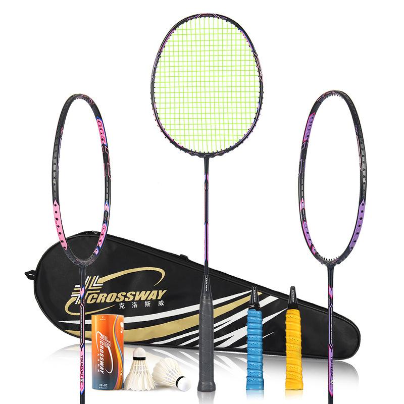 CROSSWAY hot selling 1 pair badminton racket fitness amateur intermediate cool bicolor high quality outdoor indoor sports T51
CROSSWAY hot selling 1 pair badminton racket fitness amateur intermediate cool bicolor high quality outdoor indoor sports T51