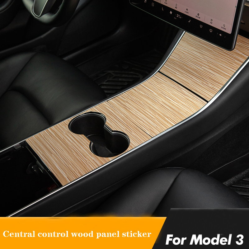 For Tesla model 3 Telsa Model Y Car Center Console Wrap Sticker Wood Console Grain Accessories
For Tesla model 3 Telsa Model Y Car Center Console Wrap Sticker Wood Console Grain Accessories