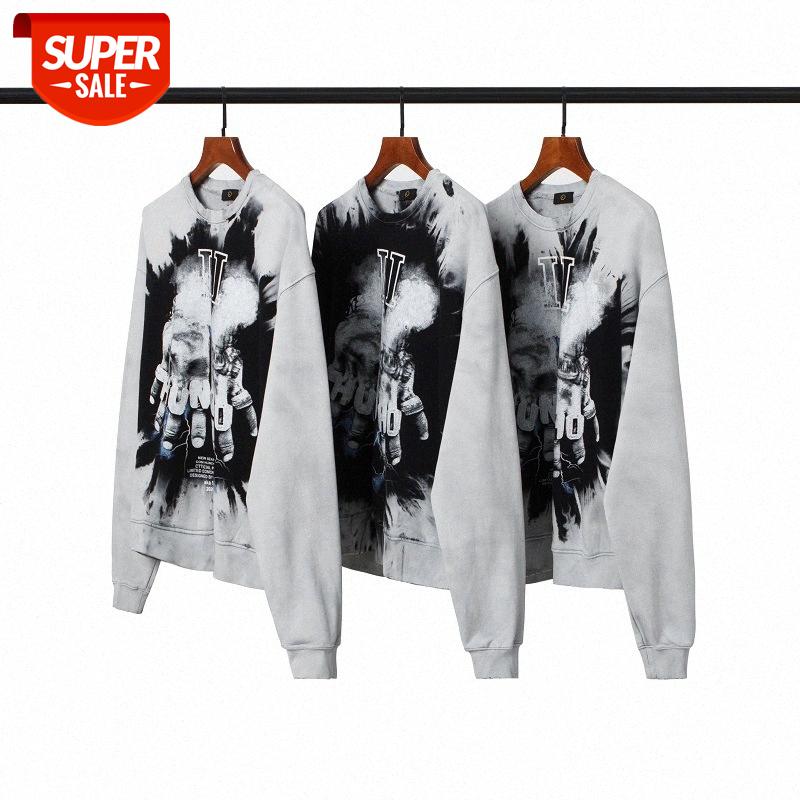 Atomized palm print tie-dye frayed coat dark OVERSIZE round neck sweater #KA3c, Black
Atomized palm print tie-dye frayed coat dark OVERSIZE round neck sweater #KA3c, Black