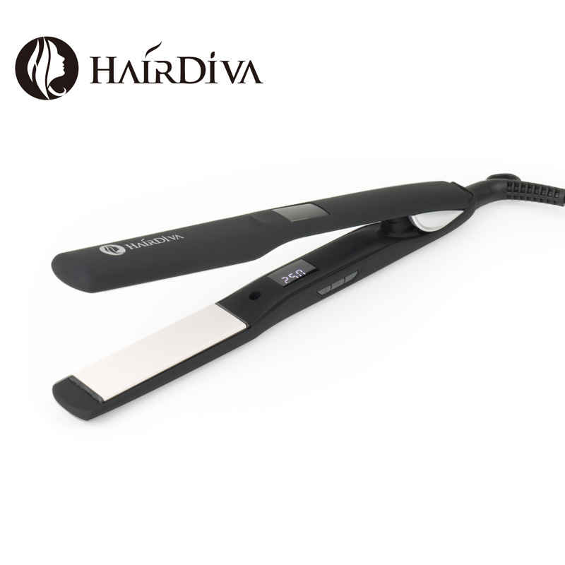 250C Highest Temperature Flat Iron For Keratin Hair Straightener Ceramics Flat Irons Black Plancha De Pelo Nano HairDiva
250C Highest Temperature Flat Iron For Keratin Hair Straightener Ceramics Flat Irons Black Plancha De Pelo Nano HairDiva
