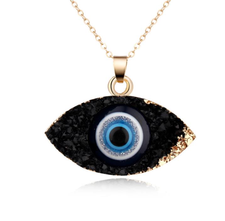 Evil Eye Pendant Necklace Women Resin Handmade Clavicel Chains Imitation Natural Stone Necklaces
Evil Eye Pendant Necklace Women Resin Handmade Clavicel Chains Imitation Natural Stone Necklaces