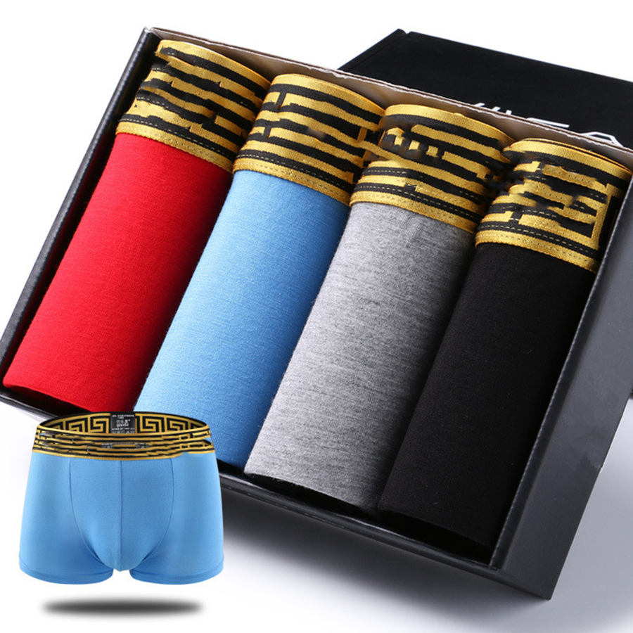 4pcs/lot Mens Underpants Fashion Trend 4 Colors Cotton Men Boxer Breathable Underwear Designe Male Solid Color Brand Casual Sexy Panties
4pcs/lot Mens Underpants Fashion Trend 4 Colors Cotton Men Boxer Breathable Underwear Designe Male Solid Color Brand Casual Sexy Panties