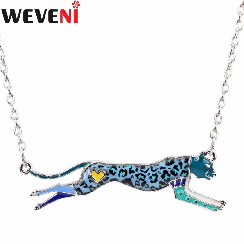 Pendant Necklaces WEVENI Statement Leopard Choker Necklace Panther Enamel Chain Collar Trendy Jungle Animal Jewelry For Women Souvenir
Pendant Necklaces WEVENI Statement Leopard Choker Necklace Panther Enamel Chain Collar Trendy Jungle Animal Jewelry For Women Souvenir
