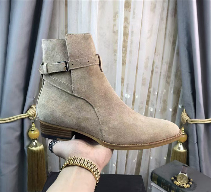 High Top Suede Genuine Leather Harry wyatt charm Boots wedge slp fashion men classic black gray brown ankle strap denim boot No box, Shoe box
High Top Suede Genuine Leather Harry wyatt charm Boots wedge slp fashion men classic black gray brown ankle strap denim boot No box, Shoe box