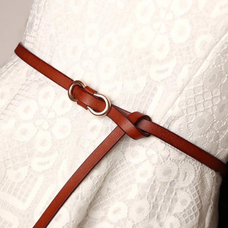 Belts KP Ladies Thin Belt Leather Simple And Versatile Decorative Fashion Black With Dress Sweater Shirt
Belts KP Ladies Thin Belt Leather Simple And Versatile Decorative Fashion Black With Dress Sweater Shirt